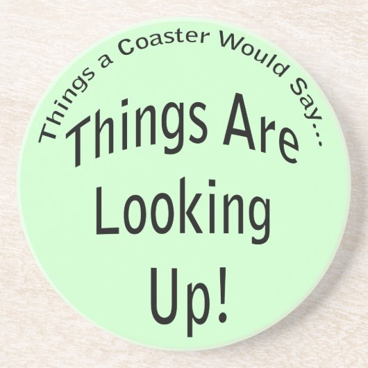 En Grès Les Choses Reviennent Sur Le Dessous de verre Lége (Devant)