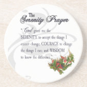 En Grès Les dessous de verre de coutume de prière de (Devant)