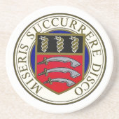 En Grès Les dessous de verre d'hôpital de Middlesex avec (Devant)