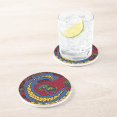 En Grès Lettre C Dessous de verre (Côté)