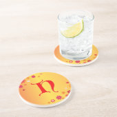 En Grès Lettre H Dessous de verre (Côté)