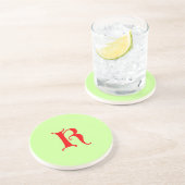 En Grès Lettre K Dessous de verre (Côté)