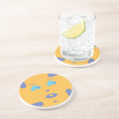 En Grès Levli, les dessous de verre jaunes de Sponap (Côté)