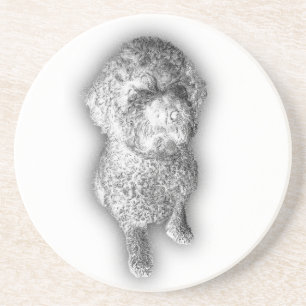 En Grès Lignes de Lagotto – Dessous de verre artisanal pou