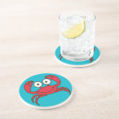 En Grès Love Crab Dessous de verre (Côté)