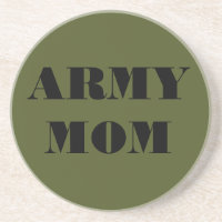 Maman de l'armée de dessous de verre