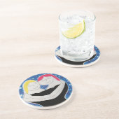 En Grès Maman et mon dessous de verre (Côté)
