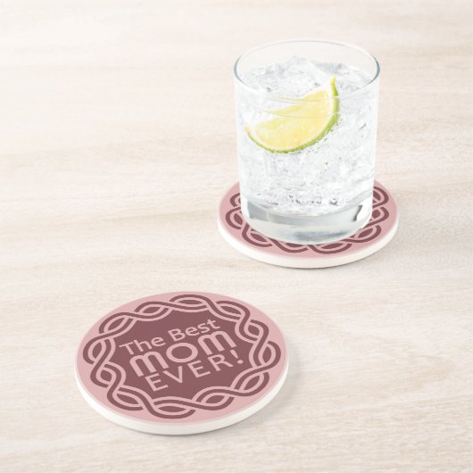 En Grès MEILLEUR dessous de verre MOM (Côté)