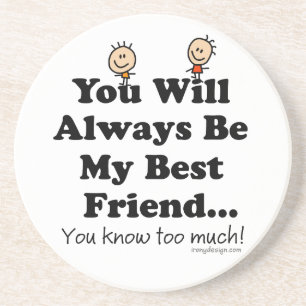 En Grès Mes dessous de verre de meilleur ami