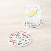 En Grès Motif scandinave Berries  Dessous de verre de pier (Côté)