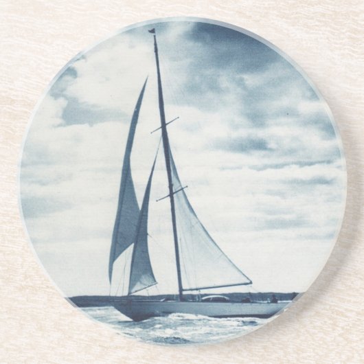 En Grès Navigation de 1 dessous de verre (Devant)