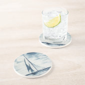 En Grès Navigation de 1 dessous de verre (Côté)