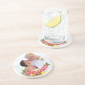 En Grès Notre premier Dessous de verre photo de Noël (Côté)