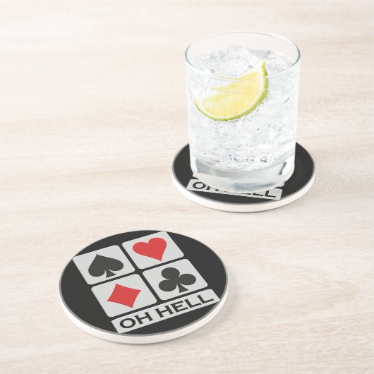 En Grès Oh dessous de verre d'enfer (Côté)