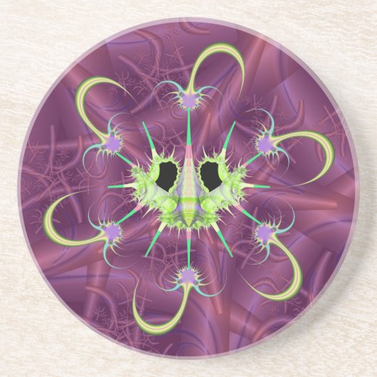 En Grès Orungo Bug & Anti-Virus Dessous de verre (Devant)