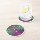 En Grès Papillons pour toujours Dessous de verre (Côté)