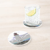 En Grès Peggy's Cove Nouvelle-Écosse Dessous de verre à bo (Côté)