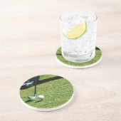 En Grès Piquer outre des dessous de verre (Côté)