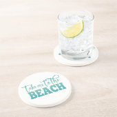 En Grès Plage Dessous de verre à thème Décor (Côté)