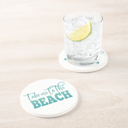 En Grès Plage Dessous de verre à thème Décor (Côté)