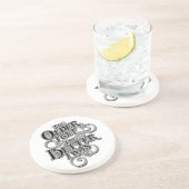 En Grès Plus ancien Dessous de verre de meilleure boisson (Côté)