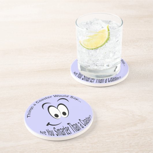 En Grès Plus intelligent que Dessous de verre (Côté)