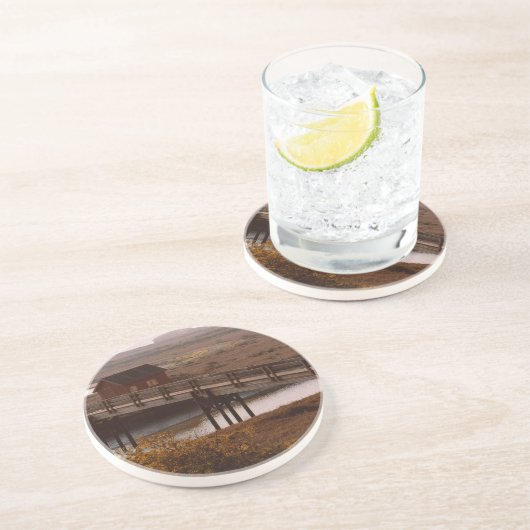 En Grès Pont et dessous de verre de Shack (Côté)