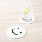 En Grès pour le dessous de verre de boisson modèle initial (Côté)