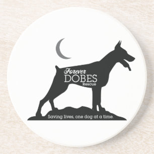 En Grès Pour toujours dessous de verre de Dobes