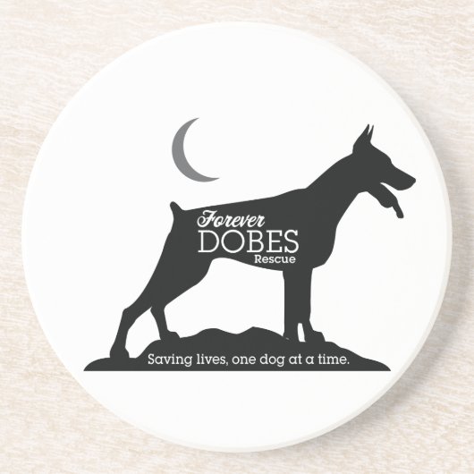 En Grès Pour toujours dessous de verre de Dobes (Devant)