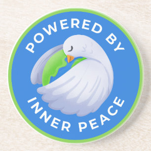 En Grès Powered by Inner Peace Dove Dessous de verre Sands