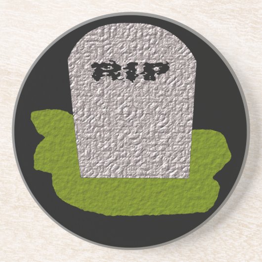 En Grès RIP Dessous de verre Tombstone (Devant)
