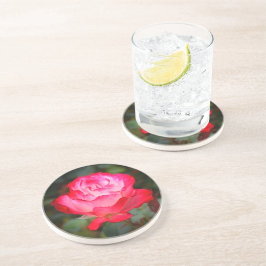 En Grès Rose Cherry Parfait #3 Dessous de verre Sandstone (Côté)