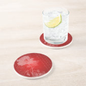 En Grès Rose sur le Dessous de verre Red Valentine (Côté)