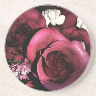 En Grès Roses des dessous de verre de nuit