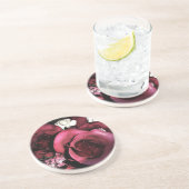 En Grès Roses des dessous de verre de nuit (Côté)