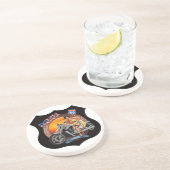 En Grès Route moderne 66 Dessous de verre (Côté)