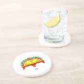 En Grès Salutations de Noël Dessous de verre Sandstone (Côté)