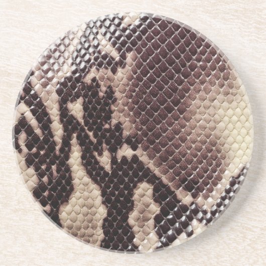 En Grès Sandstone Dessous de verre peau de serpent (Devant)