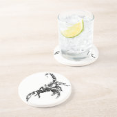 En Grès Scorpion - dessous de verre (Côté)