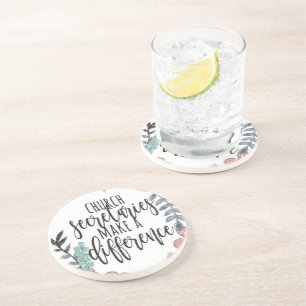 En Grès Secrétaire d'Eglise Dessous de verre Sandstone