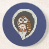 En Grès Selene the Owl Sandstone Dessous de verre (Devant)