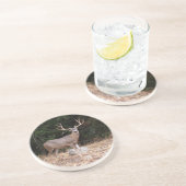 En Grès Série animale — Dessous de verre de cerfs (Côté)