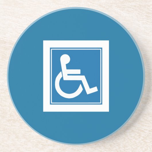 En Grès SIGNE Handicap Dessous de verre (Devant)