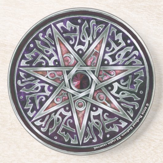 En Grès Star of Fey Dessous de verre (Devant)