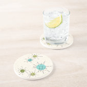 En Grès Starbursts Atomique Iconique Dessous de verre de g (Côté)