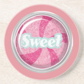 En Grès Sweet 16 Candy Design Dessous de verre de fête (Devant)