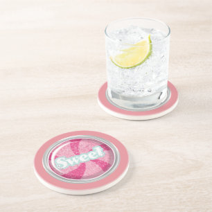 En Grès Sweet 16 Candy Design Dessous de verre de fête