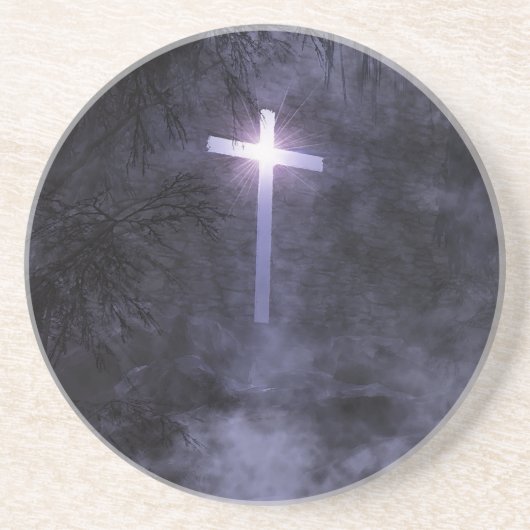 En Grès Ta Lumière Est Venue Dessous de verre (Devant)