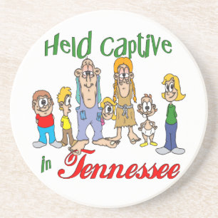 En Grès Tennessee Funny Trailer Park Dessous de verre Sand